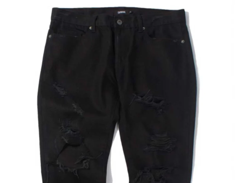 carnival-black-destroyed-jeans - MenDetails